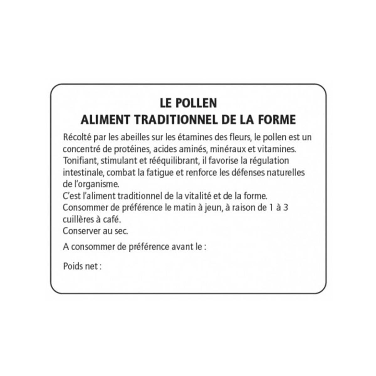 Les bienfaits du pollen - Apiculteur depuis 1921