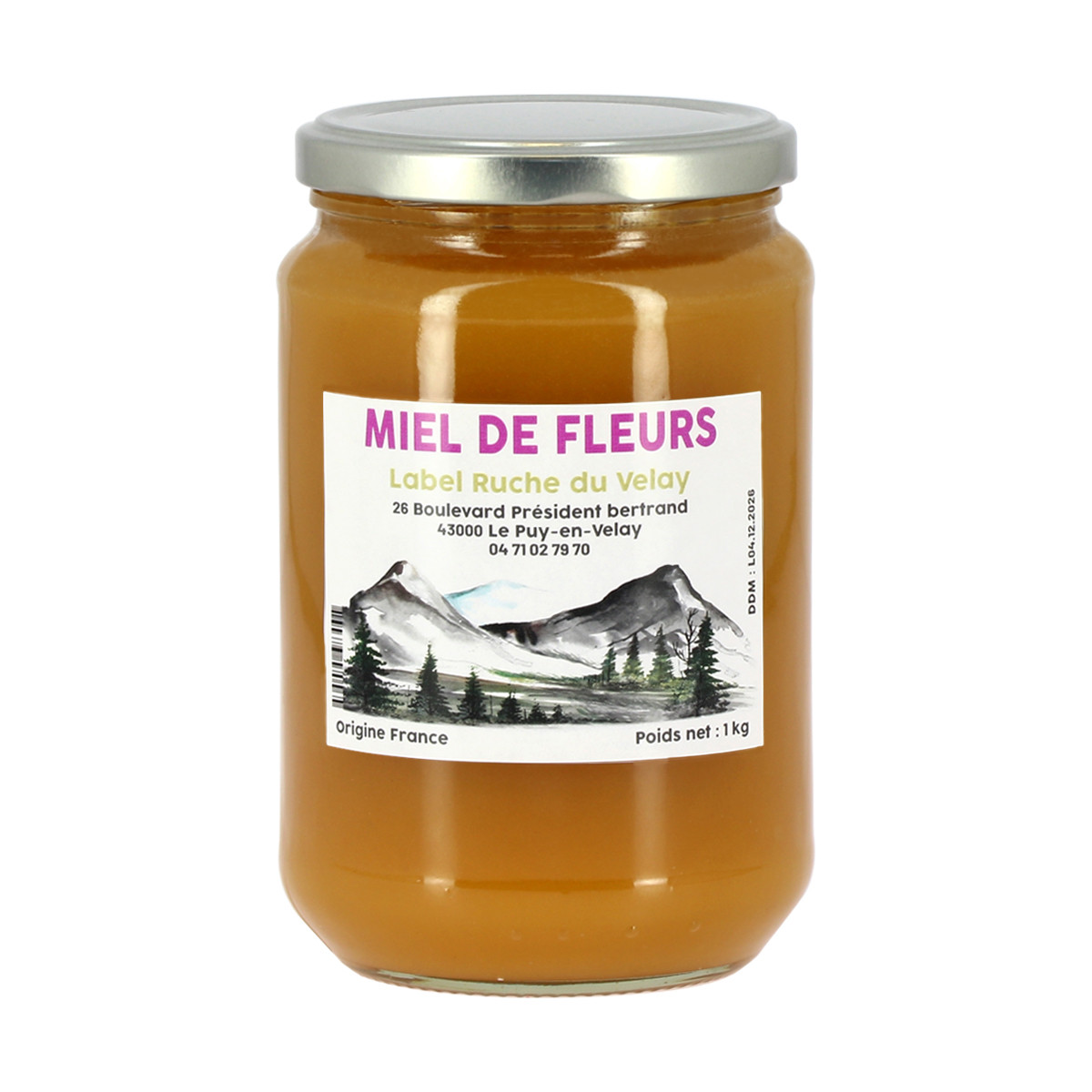 Vente de miel, origine France, nombreux parfums