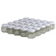 35 pots verre hexagonaux 125g (116 ml) avec couvercle TO 48