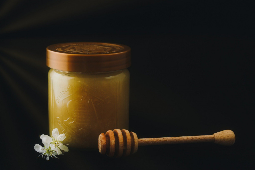 Grande cuillère à miel en buis • Miel Rayon d'Or